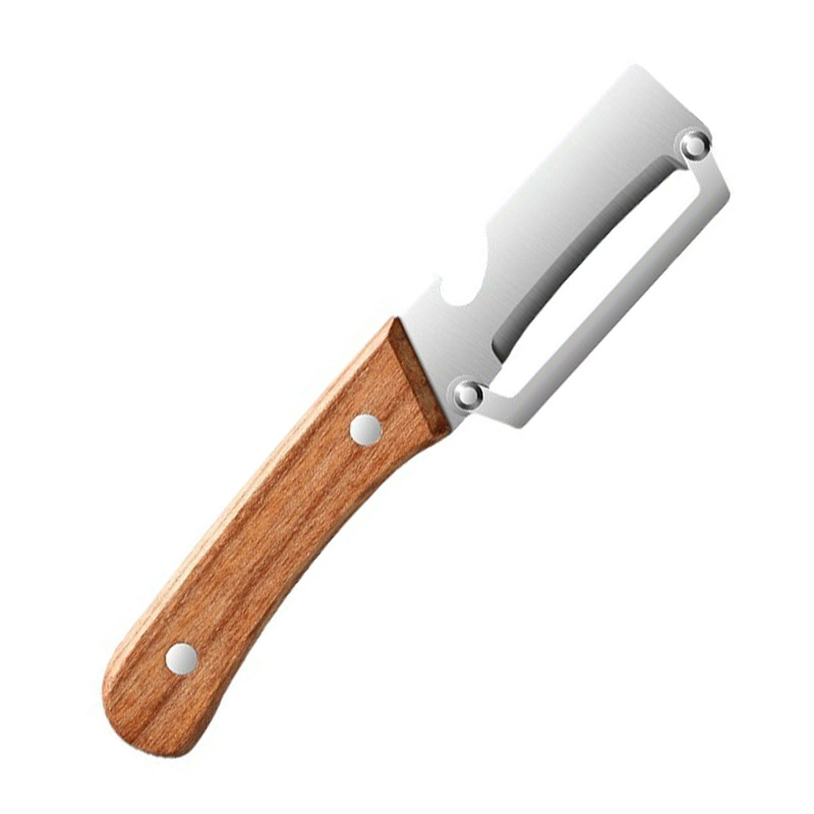 Zero Snag Wooden Kitchen Tool, Zero Snag woodens Peeler, Multi-Functional Vegetable Peeler for Kitchen, 2026 New Stai... - Image 2